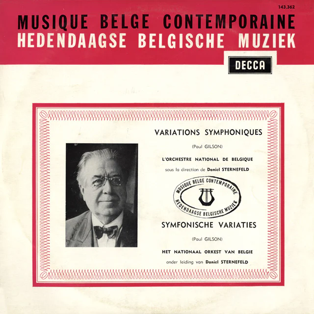 P. Gilson - Symfonische variaties, Hedendaagse Belgische Muziek