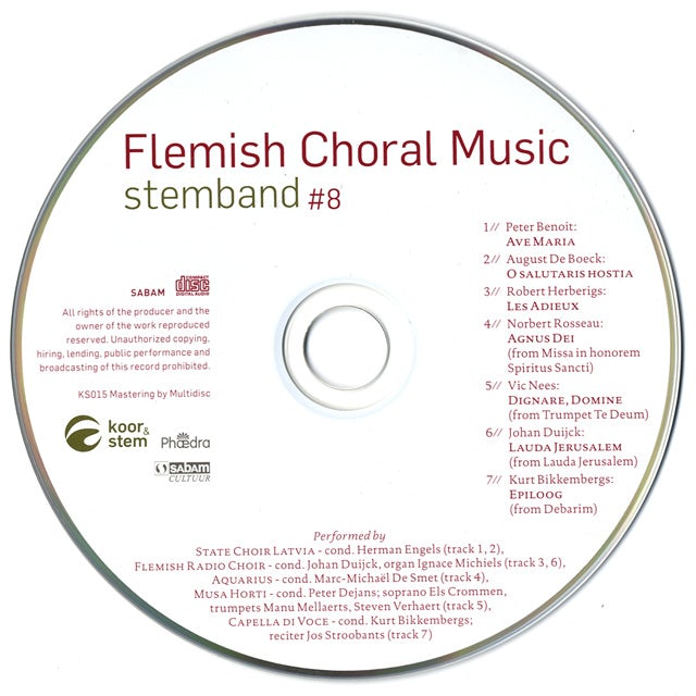 Flemish Choral Music - Bij Stemband 8