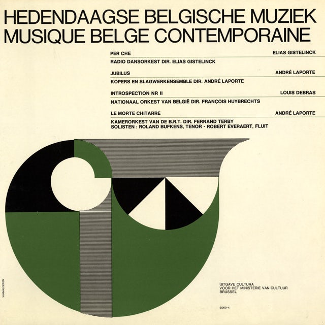 E. Gistelinck - A. Laporte - L. Debras, Hedendaagse Belgische muziek