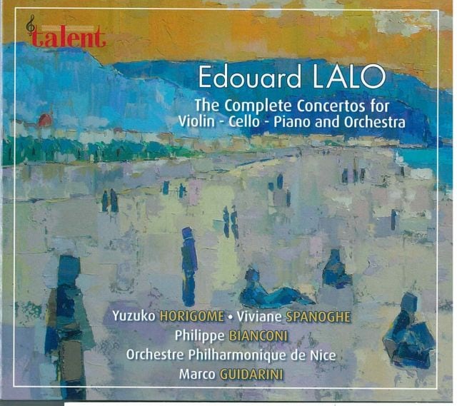 Edouard Lalo. The complete concertos for Violin-Cello-Piano and orchestra