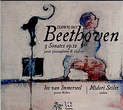 van Beethoven Ludwig - 3 Sonates op. 12, pour pianoforte & violon